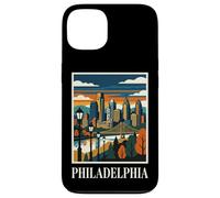 Philadelphia Skyline Pennsylvania Retro Vintage Art Case for iPhone 13