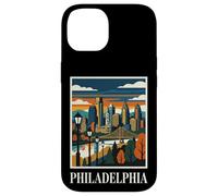 Philadelphia Skyline Pennsylvania Retro Vintage Art Case for iPhone 14