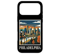 Philadelphia Skyline Pennsylvania Retro Vintage Art Case for iPhone 17 Pro Max