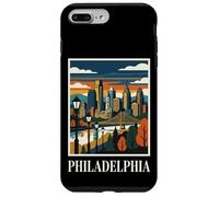 Philadelphia Skyline Pennsylvania Retro Vintage Art Case for iPhone 7 Plus/8 Plus