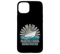 Philadelphia To Bermuda Inaugural Voyage 2026 Vintage Cruise Case for iPhone 15 Plus