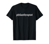 Philanthropist Oldschool Typography Value Graphic T-Shirt
