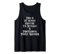 Philanthropist People Watcher Costume for Creepy Guys Tank Top