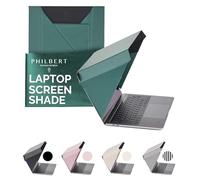 Philbert Design - 4 in 1 Laptop Screen Shade Slim Hood: Sun Protection | Privacy | Heat Protection | Contrast Enhancement. 12"/13"/14" Laptops - Universal, Lightweight and Simple. Patent D790551 -