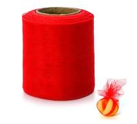 Philbinden 72 FT Fishing Soft Spawn Net,3'' Wide Fishing Spawn Sack Mesh Catfish Bait Holder Fishing Accessories for Roe Bags Fishing Equipment Tackle Kit (red)