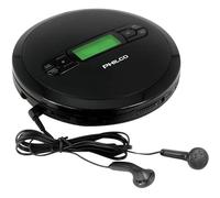 PHILCO Personal CD Player with MP3 Playback, FM Radio & 60 Seconds Anti-Shock