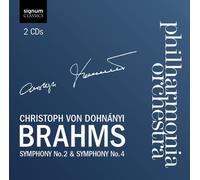 Philharmonia Orchestra – Brahms: Symphonies 2 & 4 – Christoph Von Dohnanyi – Signum
