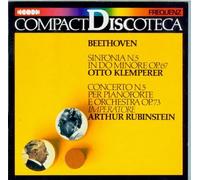 PHILHARMONIA ORCHESTRA / KLEMPERER OTTO / RUBINSTEIN ARTHUR / LONDON PHILHARMONIC ORCHESTRA - Symphony No. 5 Op. 67 / Piano Concerto No. 5 Op. 73