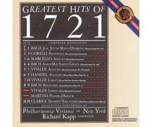 Philharmonia Virtuosi of New York Greatest Hits of 1721 (CD) (US IMPORT)