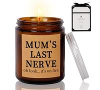 Philicoco Gifts for Mum Scented Candles from Daughter and Son, Funny Birthday Gifts for Mum Gift for Women Christmas Mum's Last Nerve Candle