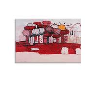Philip Guston Painter's Artwork Ominous Land Posters Canvas Wall Art Scroll Picture Print Living Room Walls Decor Homes 08x12inch(20x30cm)
