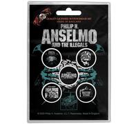 Philip H. Anselmo & The Illegals Brain Badge in Black Philip H. Anselmo & The Illegals Black