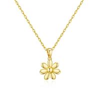 Philip Jones 18k Gold Plated Daisy Necklace