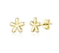 Philip Jones 18k Gold Plated Flower Stud Earrings