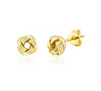 Philip Jones 18k Gold Plated Love Knot Earrings