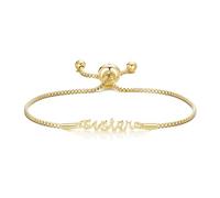 Philip Jones 18k Gold Plated Sister Bracelet Created with Zircondia® Crystals