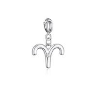 Philip Jones Aries Star Sign Zodiac Charm Created with Zircondia® Crystals