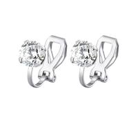 Philip Jones Crystal Clip On Earrings Created with Zircondia® Crystals