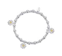 Philip Jones Daisy Crystal Beaded Stretch Bracelet Created with Zircondia® Crystals