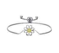 Philip Jones Daisy Crystal Friendship Bracelet Created with Zircondia® Crystals