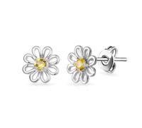Philip Jones Daisy Stud Earrings Created with Zircondia® Crystals
