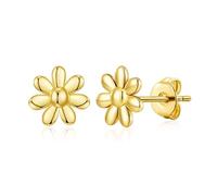 Philip Jones Gold Plated Daisy Earrings