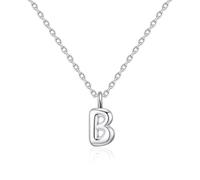 Philip Jones Kid's Sterling Silver Letter B Initial Necklace