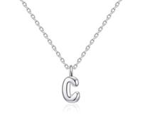 Philip Jones Kid's Sterling Silver Letter C Initial Necklace