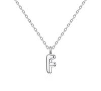 Philip Jones Kid's Sterling Silver Letter F Initial Necklace