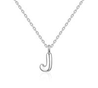Philip Jones Kid's Sterling Silver Letter J Initial Necklace