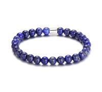 Philip Jones Lapis Lazuli Gemstone Stretch Bracelet for Women