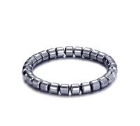 Philip Jones Men's Hematite Stretch Bracelet