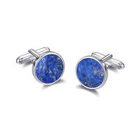 Philip Jones Men's Lapis Gemstone Cufflinks