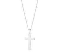 Philip Jones Men's Stainless Steel Cross Necklace