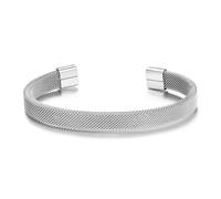 Philip Jones Men's Stainless Steel Mesh Cuff Bracelet