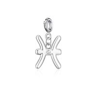 Philip Jones Pisces Star Sign Zodiac Charm Created with Zircondia® Crystals