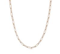 Philip Jones Rose Gold Plated Small Link Paperclip Necklace