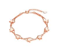 Philip Jones Rose Gold Plated Star Bracelet