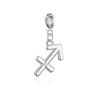Philip Jones Sagittarius Star Sign Zodiac Charm Created with Zircondia® Crystals