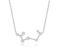 Philip Jones Sagittarius Star Sign Zodiac Constellation Necklace with Zircondia® Crystals