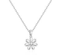 Philip Jones Silver Plated Daisy Necklace
