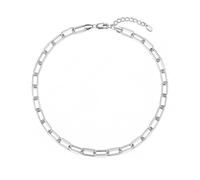 Philip Jones Silver Plated Paperclip Necklace