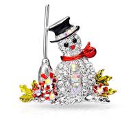 Philip Jones Snowman Christmas Brooch