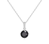 Philip Jones Sterling Silver Black Onyx Gemstone Necklace