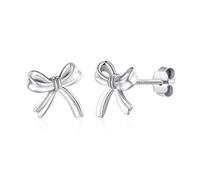 Philip Jones Sterling Silver Bow Earrings