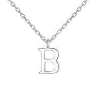 Philip Jones Sterling Silver Initial B Necklace