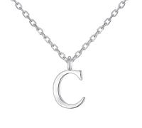 Philip Jones Sterling Silver Initial C Necklace