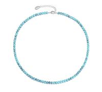 Philip Jones Synthetic Turquoise Mini Beaded Gemstone Necklace
