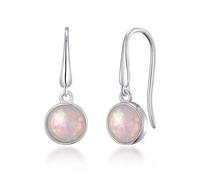 Philip Jones Synthetic White Opal Drop Earrings