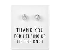 Philip Jones Thank You for Helping us Tie The Knot Wedding Cufflinks